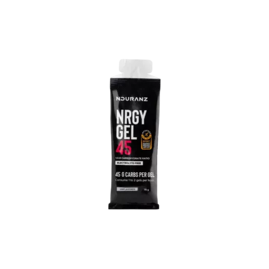 Nduranz Nrgy Gel 45 Sans Électrolytes 75G – Gel énergétique endurance | LES ÉQUIPIERS