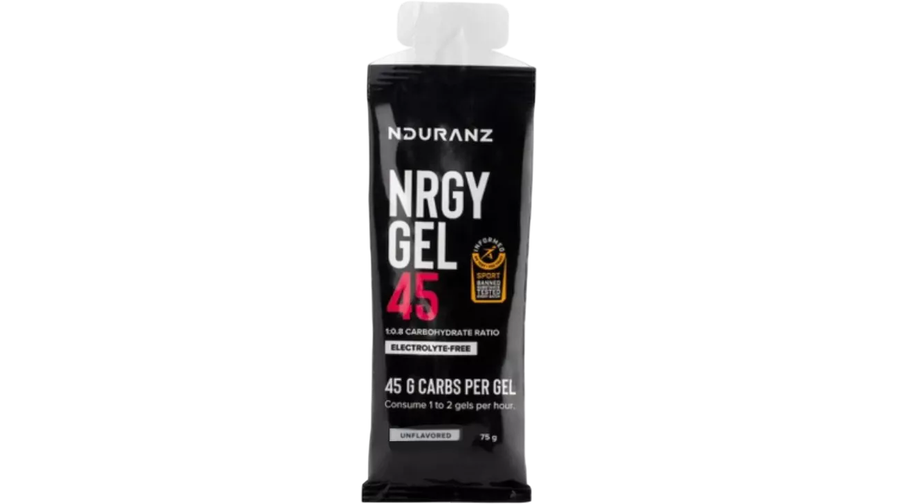 Nduranz Nrgy Gel 45 Sans Électrolytes 75G – Gel énergétique endurance | LES ÉQUIPIERS