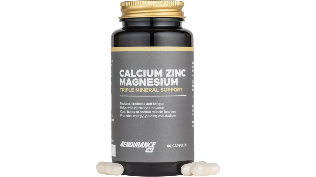 4Endurance Pro Calcium Zinc Magnésium – Complément alimentaire 60 gélules | LES ÉQUIPIERS