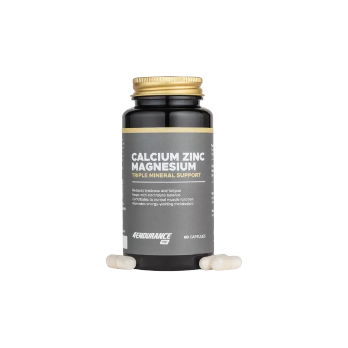 4Endurance Pro Calcium Zinc Magnésium – Complément alimentaire 60 gélules | LES ÉQUIPIERS