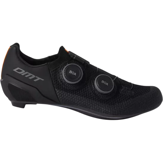 Chaussures Route DMT SH10 Noires | 3D Knit Hybride, Double BOA® L6, Semelle Carbone | Les Équipiers