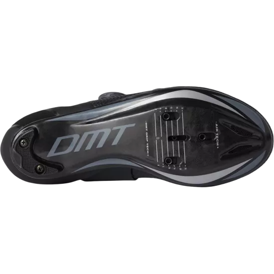 Chaussures Route DMT SH10 Noires | 3D Knit Hybride, Double BOA® L6, Semelle Carbone | Les Équipiers