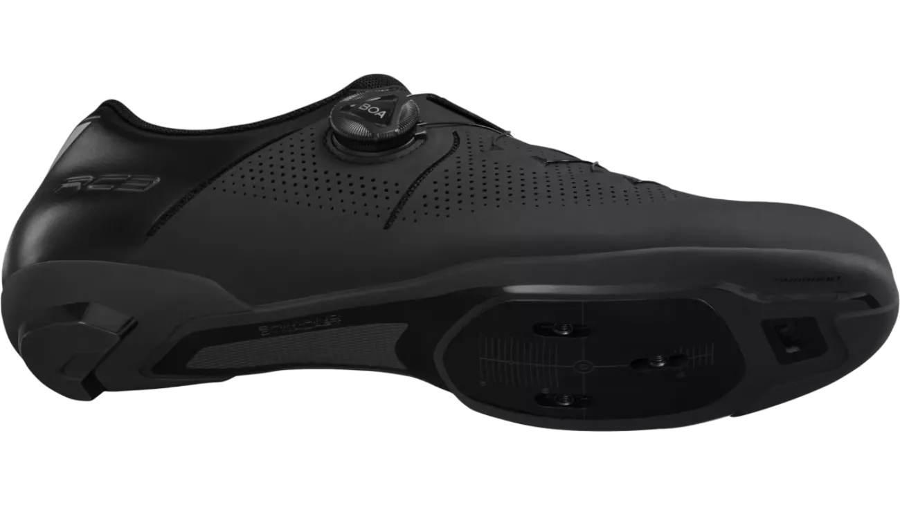 Chaussures Route Shimano SH-RC302 Wide — Modèle Large | BOA L6Z, Dynalast, Indice 6 | Les Équipiers