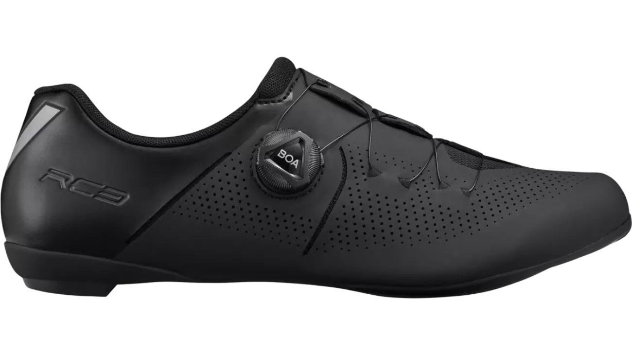 Chaussures Route Shimano SH-RC302 Wide — Modèle Large | BOA L6Z, Dynalast, Indice 6 | Les Équipiers