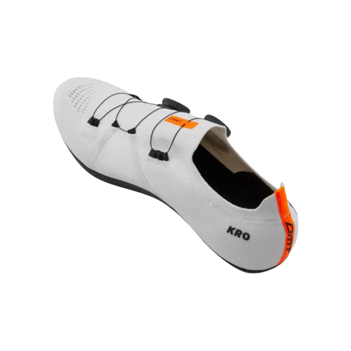 Chaussures Route DMT KR0 Blanc | 3D Knit, Double BOA® Li2, Semelle Carbone SL | Les Équipiers