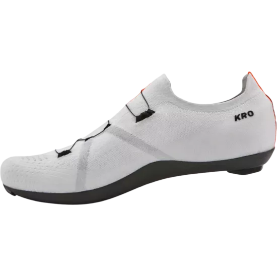 Chaussures Route DMT KR0 Blanc | 3D Knit, Double BOA® Li2, Semelle Carbone SL | Les Équipiers