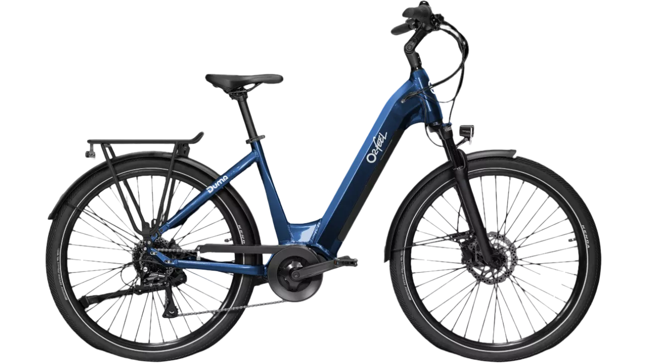 Vélo Électrique Urbain O2feel Duma 4 | Moteur 70 Nm, Autonomie 240 km, Shimano Acera | Les Équipiers