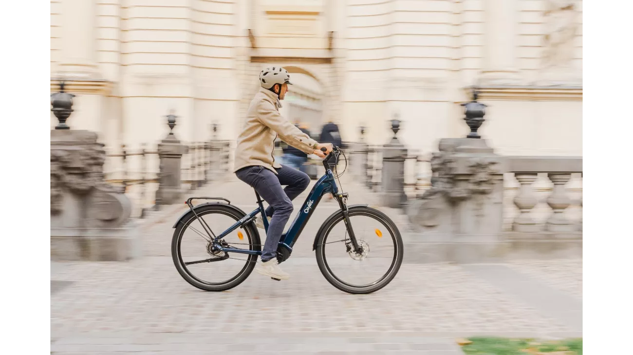 Vélo Électrique Urbain O2feel Duma 4 | Moteur 70 Nm, Autonomie 240 km, Shimano Acera | Les Équipiers