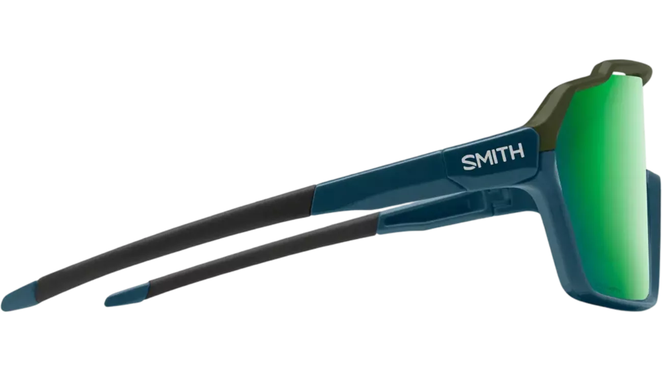 Lunettes cyclisme Smith Shift XL Mag Stone Moss – ChromaPop Green Mirror | LesÉquipiers.cc