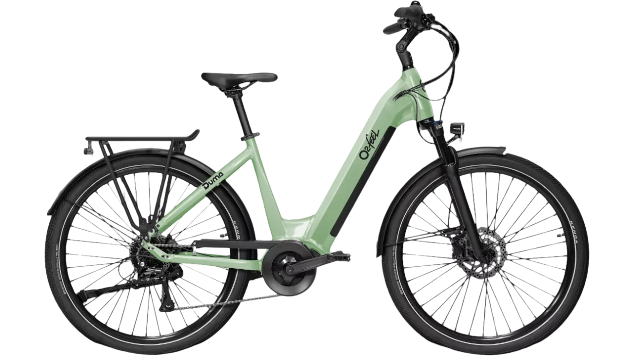 Vélo Électrique Urbain O2feel Duma 4 | Moteur 70 Nm, Autonomie 240 km, Shimano Acera | Les Équipiers
