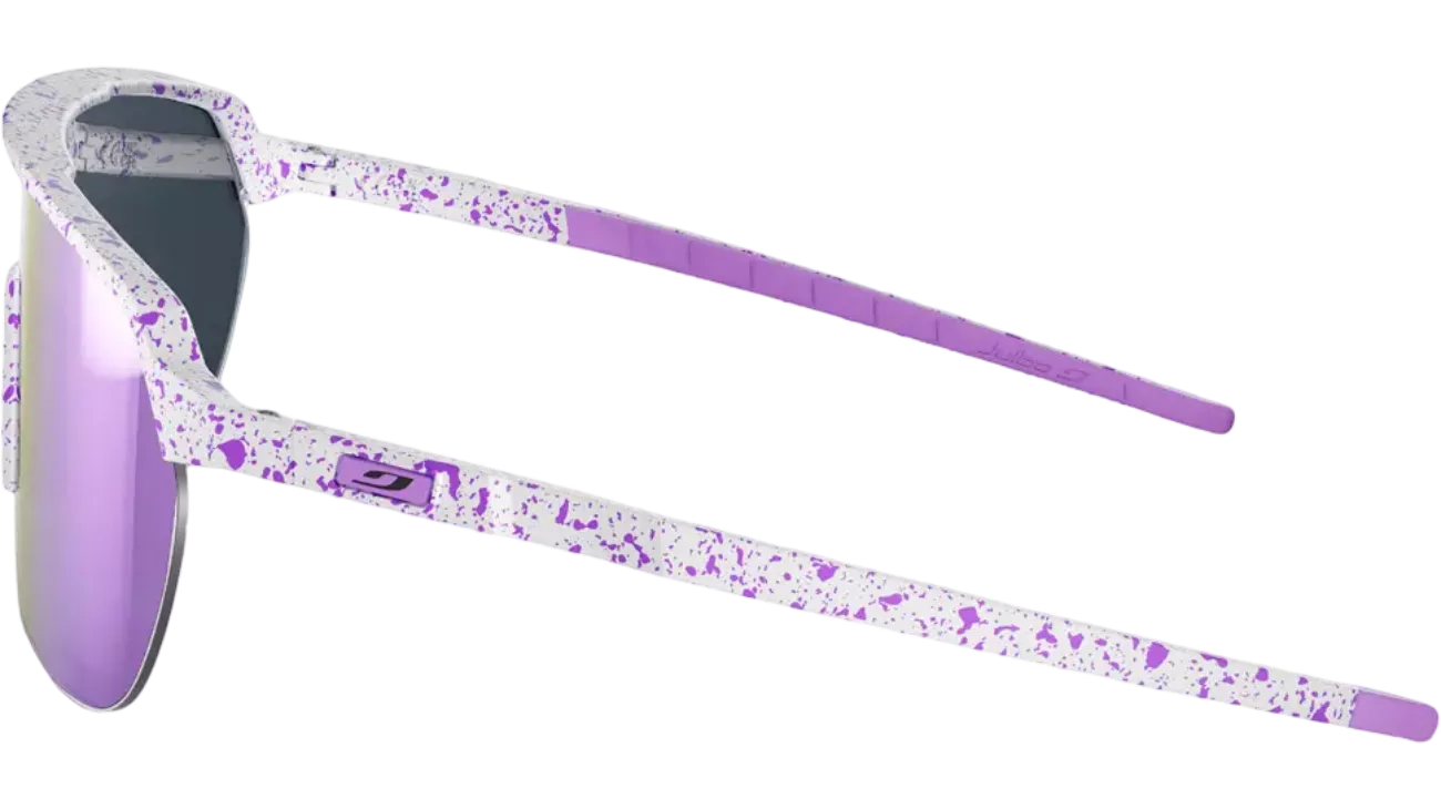 Julbo Frequency Mat Blanc Violet Spectron 3 – Lunettes vélo cyclisme | LesÉquipiers.cc