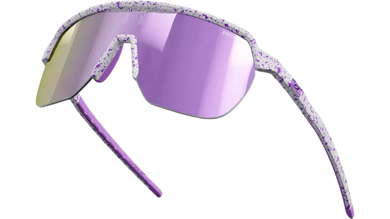 Julbo Frequency Mat Blanc Violet Spectron 3 – Lunettes vélo cyclisme | LesÉquipiers.cc