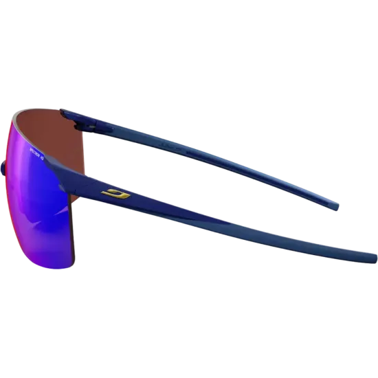 Julbo Faster L Mat Bleu Foncé Or Spectron HD 3 – Lunettes vélo grand visage | LesÉquipiers.cc