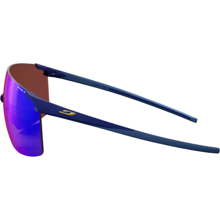 Julbo Faster L Mat Bleu Foncé Or Spectron HD 3 – Lunettes vélo grand visage | LesÉquipiers.cc