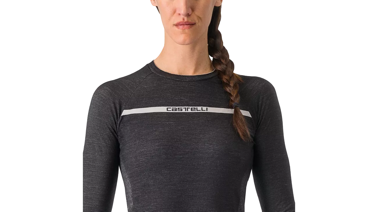 Sous-maillot Castelli Merino Seamless W Baselayer Femme – Hiver | Les Équipiers.cc