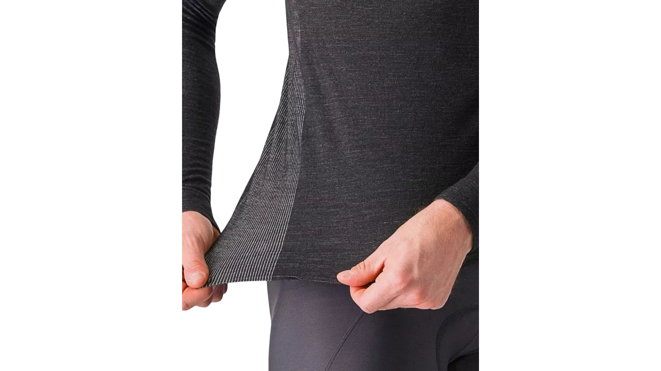 Sous-maillot Castelli Merino Seamless Baselayer Homme – Hiver | Les Équipiers.cc