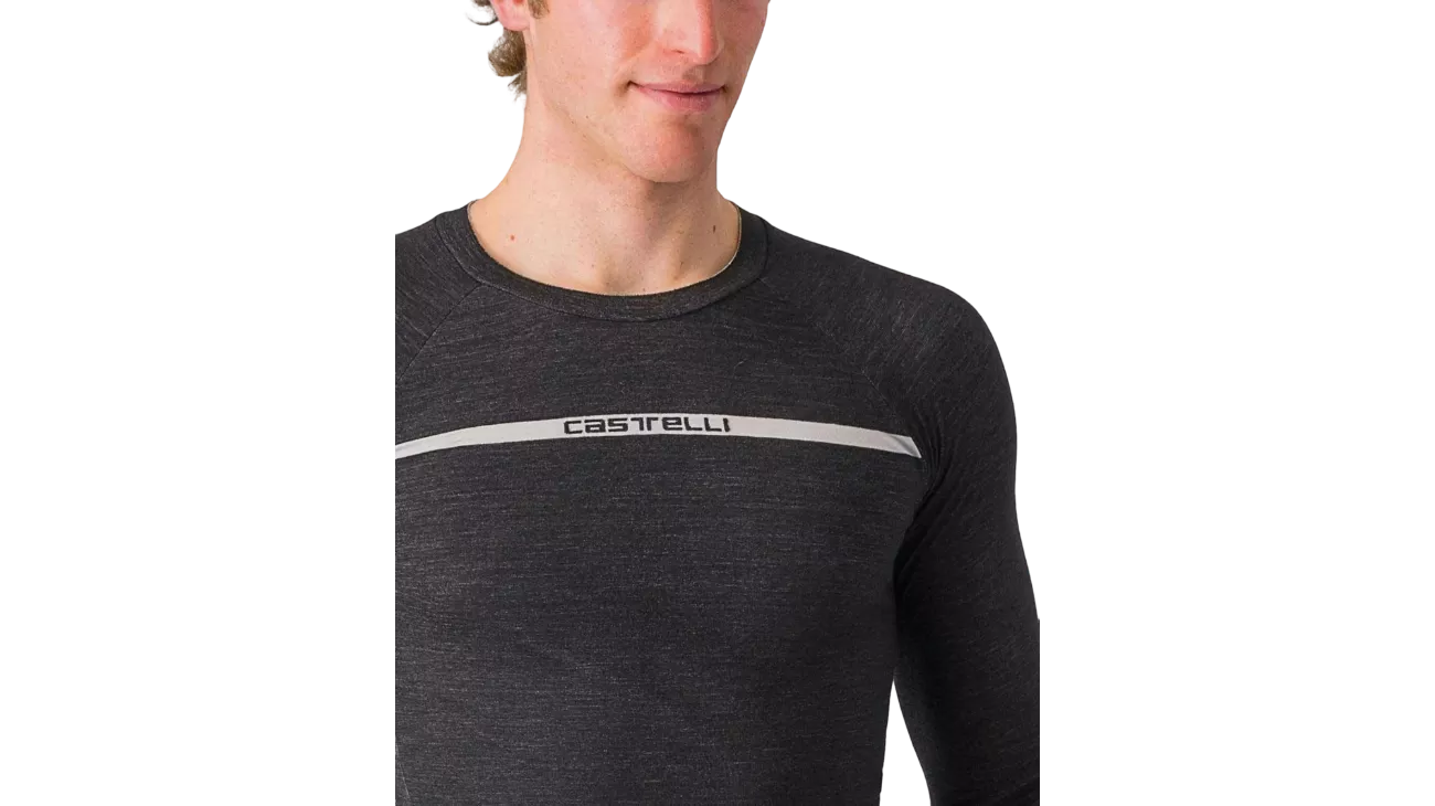 Sous-maillot Castelli Merino Seamless Baselayer Homme – Hiver | Les Équipiers.cc