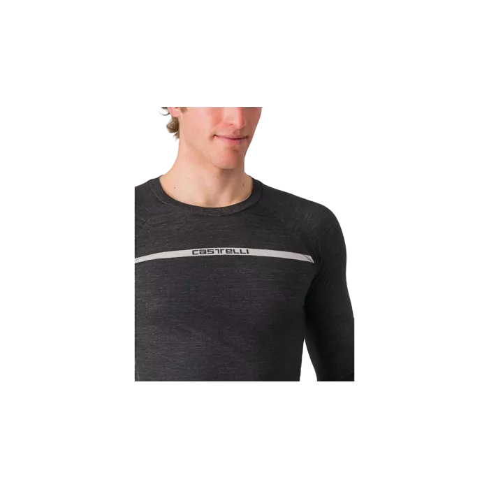 Sous-maillot Castelli Merino Seamless Baselayer Homme – Hiver | Les Équipiers.cc