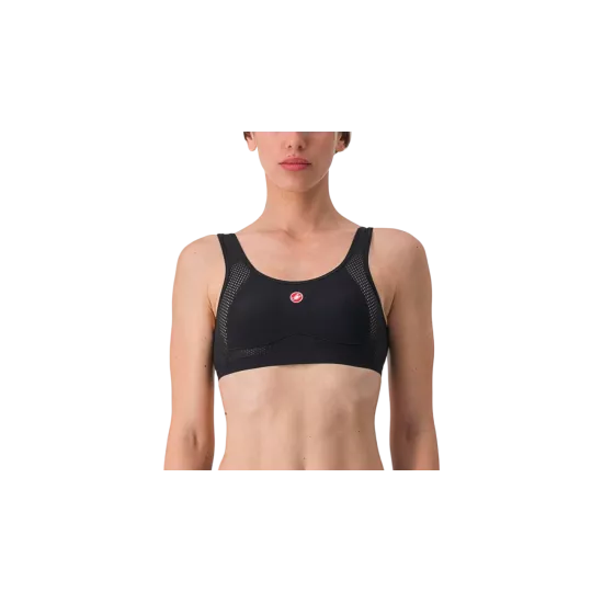 Soutien-gorge cyclisme femme Castelli Rosso Corsa - Noir | LesÉquipiers.cc