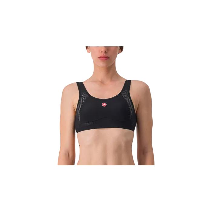 Soutien-gorge cyclisme femme Castelli Rosso Corsa - Noir | LesÉquipiers.cc