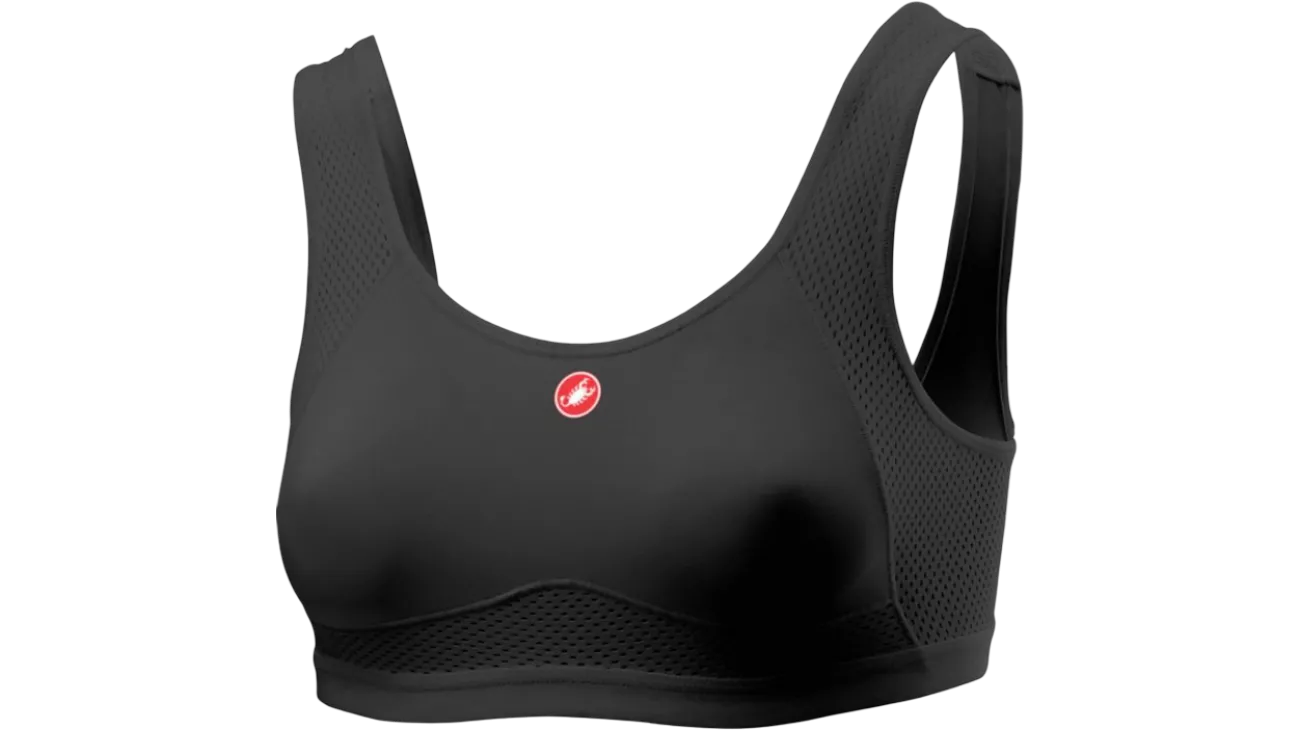 Soutien-gorge cyclisme femme Castelli Rosso Corsa - Noir | LesÉquipiers.cc