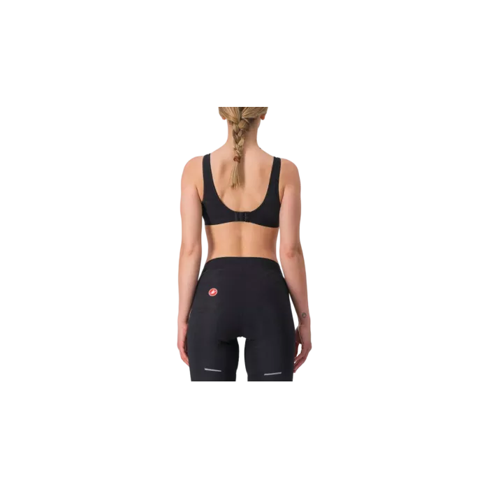 Soutien-gorge cyclisme femme Castelli Rosso Corsa - Noir | LesÉquipiers.cc