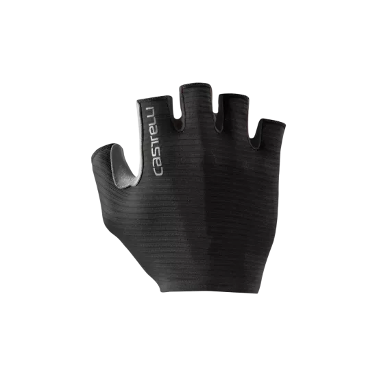 Castelli Espresso Glove – Gant cyclisme court unisexe Light Black | LesEquipiers.cc