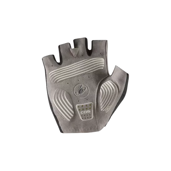 Castelli Espresso Glove – Gant cyclisme court unisexe Light Black | LesEquipiers.cc
