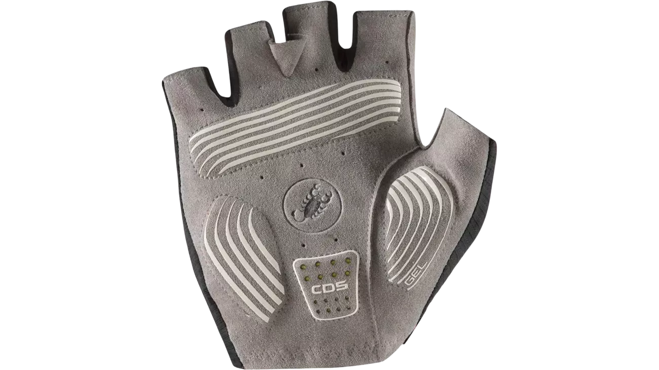 Castelli Espresso Glove – Gant cyclisme court unisexe Light Black | LesEquipiers.cc