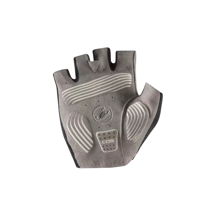 Castelli Espresso Glove – Gant cyclisme court unisexe Light Black | LesEquipiers.cc
