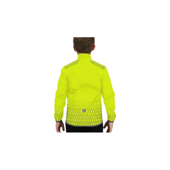 Sportful Vest Reflex Kid – Veste coupe-vent cyclisme enfant avec détails réfléchissants | LesEquipiers.cc