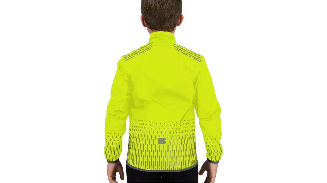 Sportful Vest Reflex Kid – Veste coupe-vent cyclisme enfant avec détails réfléchissants | LesEquipiers.cc