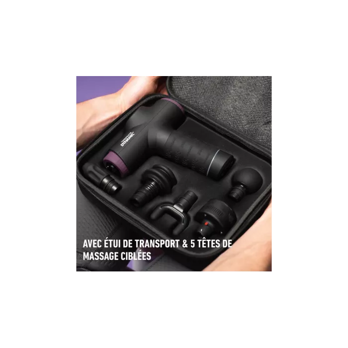 Dynamic Bike Care Therminator® – Pistolet de massage 3 en 1 chaud, froid et percussif pour cyclistes | LesEquipiers.cc