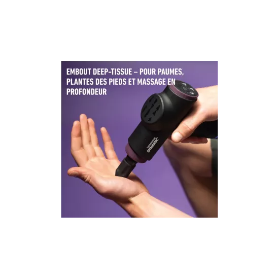 Dynamic Bike Care Therminator® – Pistolet de massage 3 en 1 chaud, froid et percussif pour cyclistes | LesEquipiers.cc