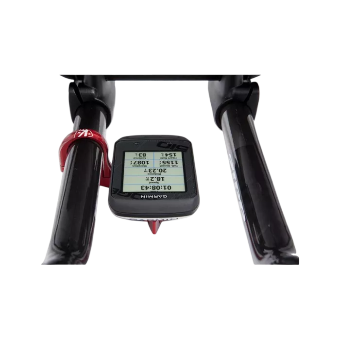 Support compteur Garmin K-Edge TT — Guidon aéro 22,2 mm, aluminium CNC, 32 g, noir | LesÉquipiers.cc
