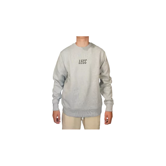 SWEATSHIRT LECC COL ROND GRIS