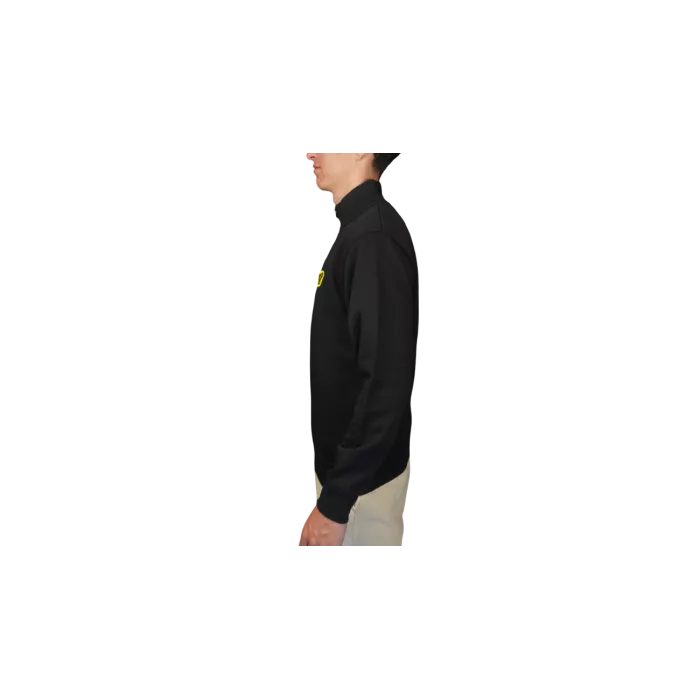 Sweatshirt Trucker 2.0 col zippé noir - LECC | LesEquipiers.cc