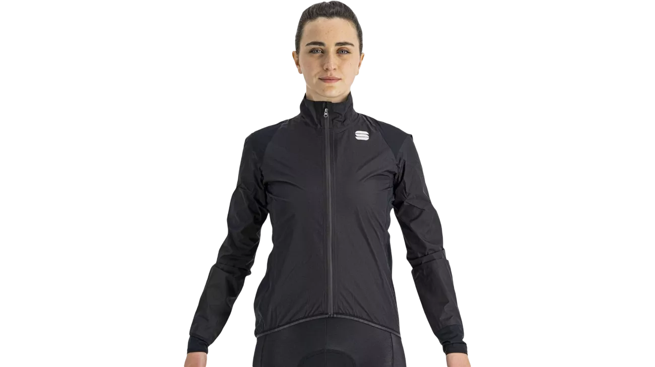 Veste de pluie femme Sportful Hot Pack No Rain - Noir | LesEquipiers.cc