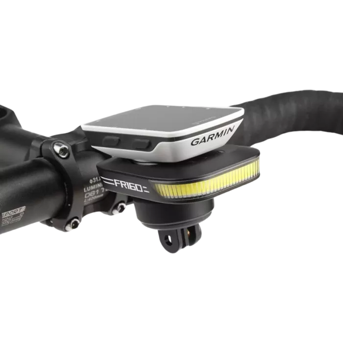 Éclairage Avant Ravemen FR160 ALU - Support GPS Garmin | LesEquipiers.cc