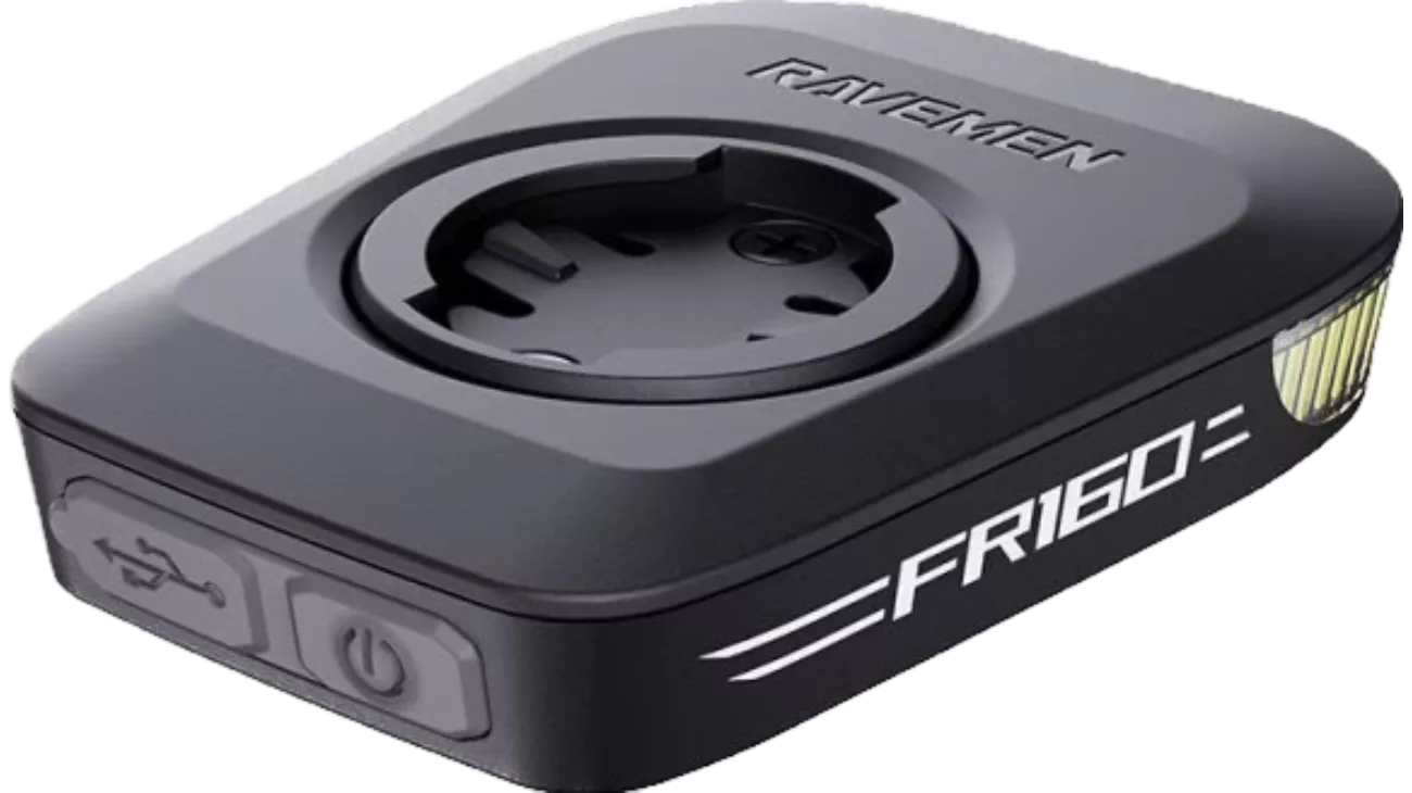 Éclairage Avant Ravemen FR160 ALU - Support GPS Garmin | LesEquipiers.cc