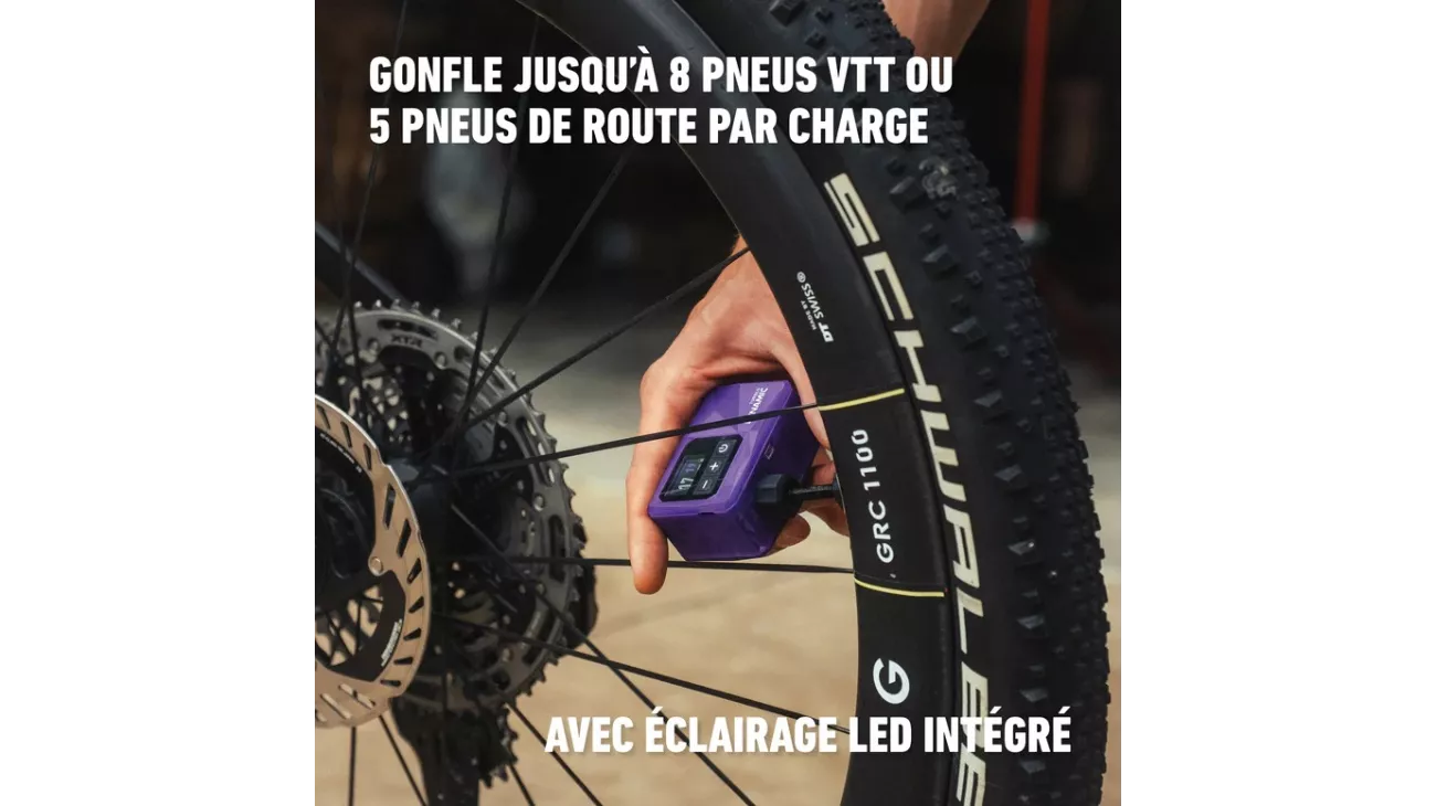 Turblo 2 - Mini Pompe Électrique pour Vélo | LesEquipiers.cc