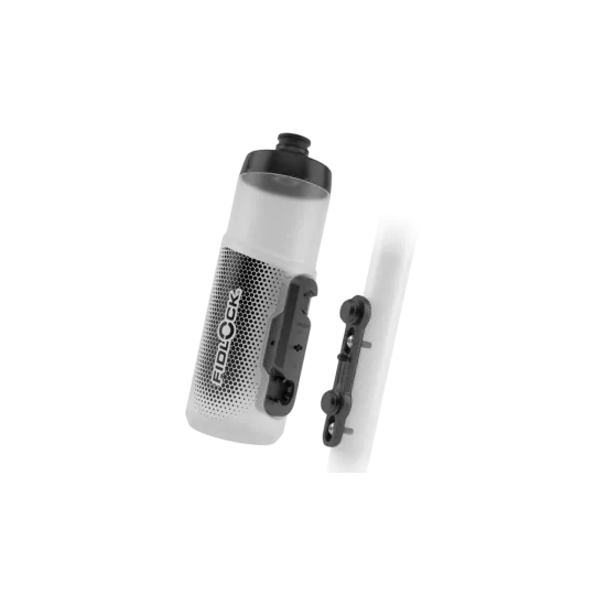 FIDLOCK TWIST BOTTLE WITH BIKE BASE 600ML CLEAR