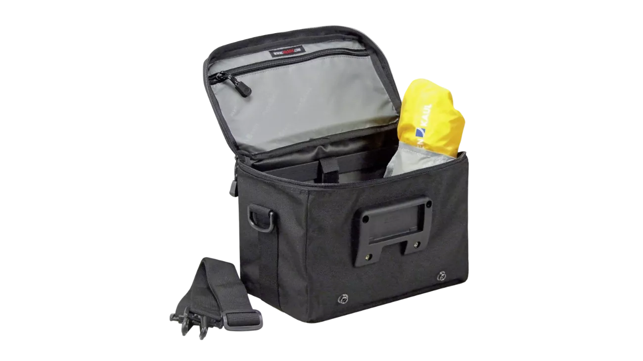 Sacoche de guidon KLICKfix Daypack Box 8L - Cadre rigide, porte-carte | LesEquipiers.cc