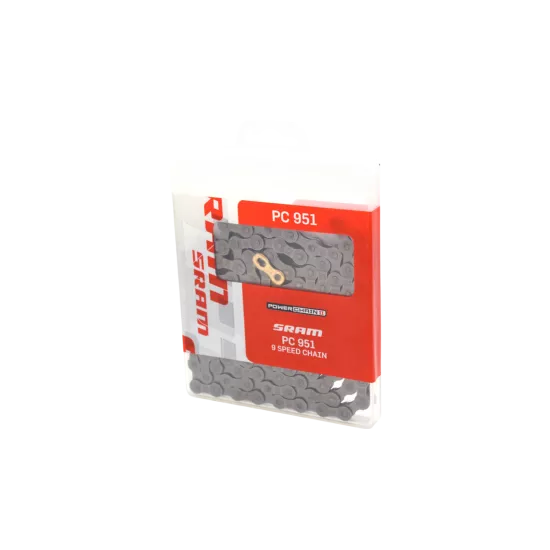 CHAINE PC951 114 MAILLONS POWERLINK 9V. GRISE/OR