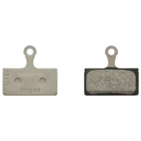 Plaquettes Shimano G05S-RX résine frein à disque | Les Équipiers