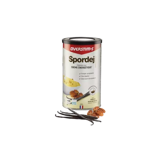 spordej  boite 700g vanille noix de pecan  OVERSTIMS  LES ÉQUIPIERS