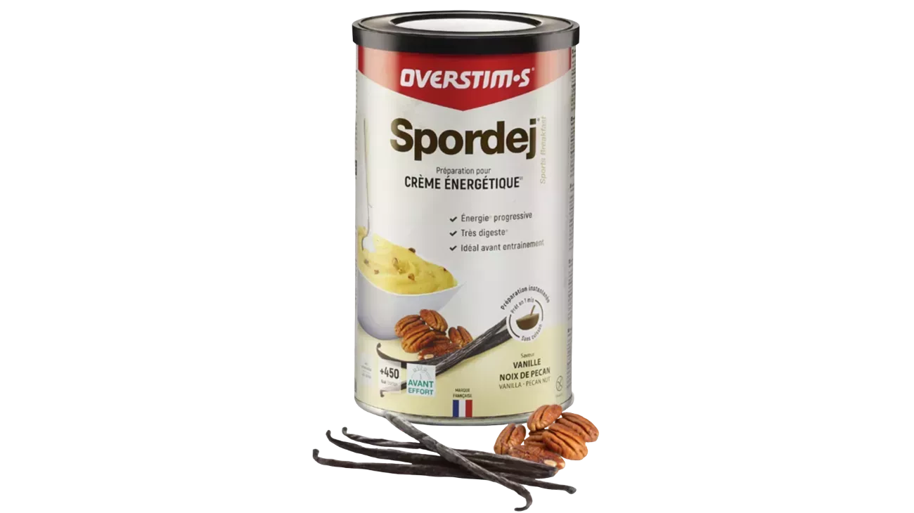 spordej  boite 700g vanille noix de pecan  OVERSTIMS  LES ÉQUIPIERS