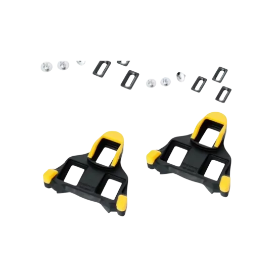 SHIMANO PAIRE DE CALES ROUTE JAUNE SM-SH11