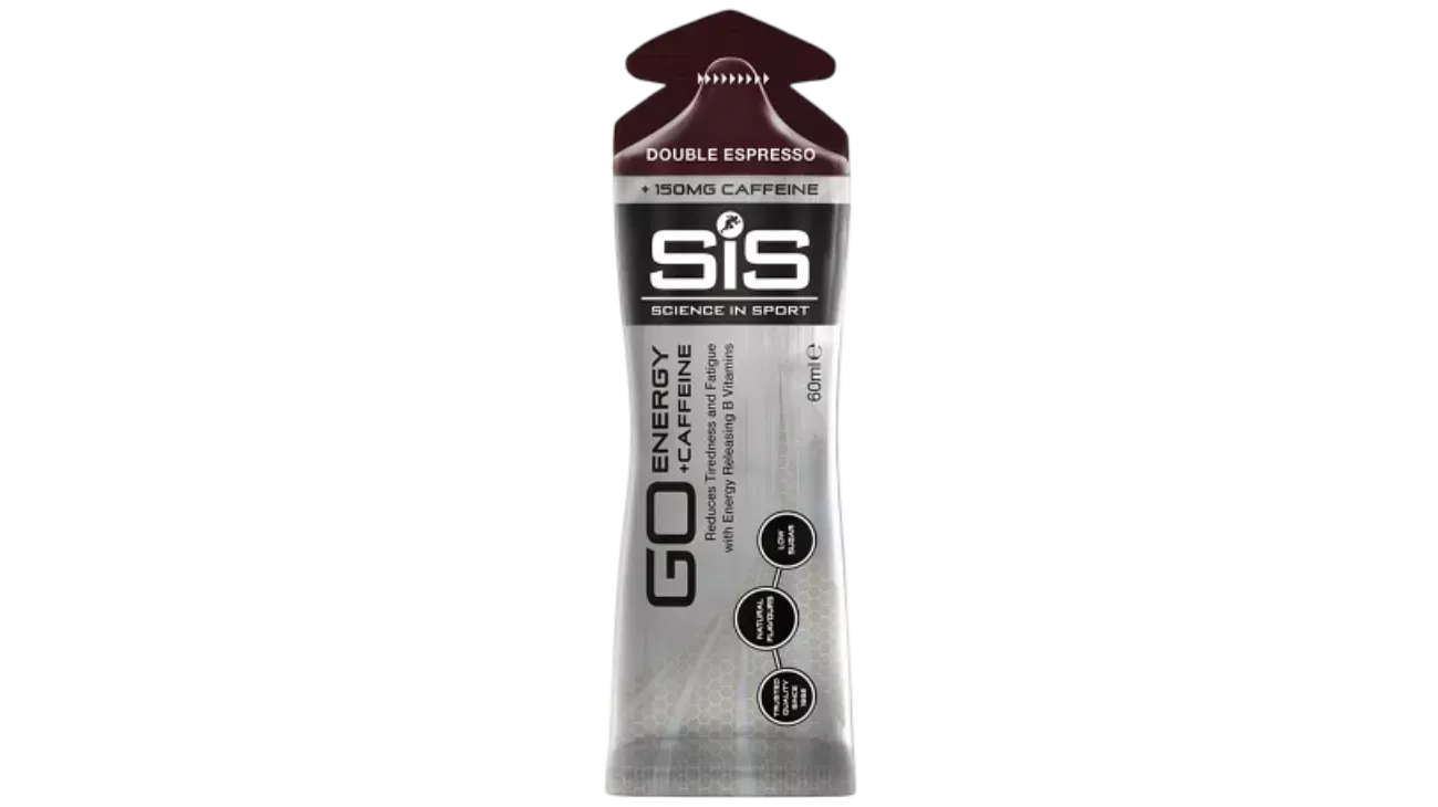 SiS GO Energy + Caffeine Gels – Gel énergétique cyclisme 150 mg caféine