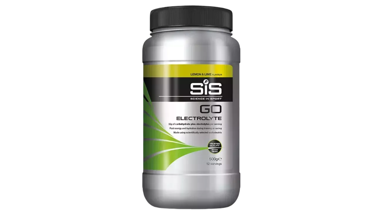 SiS GO Electrolyte 500g – Boisson isotonique cyclisme glucides + électrolytes